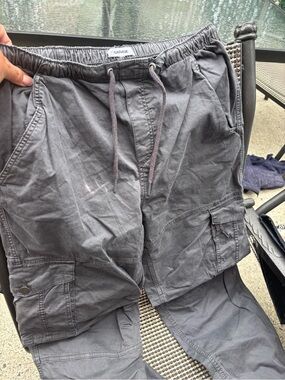 Garage Men's Charcoal Gray Cargo Pants